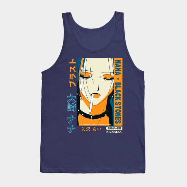 Enigmatic Power of Thought: Nana Osaki - Anime Girl Tank Top by IKIGAISEKAI